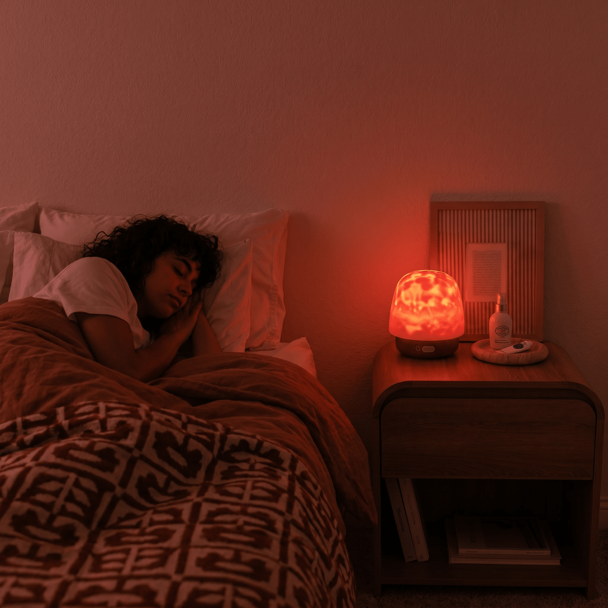 Sleep Aid Night Light with Soothing Ambient Glow for Bedroom & Nursery